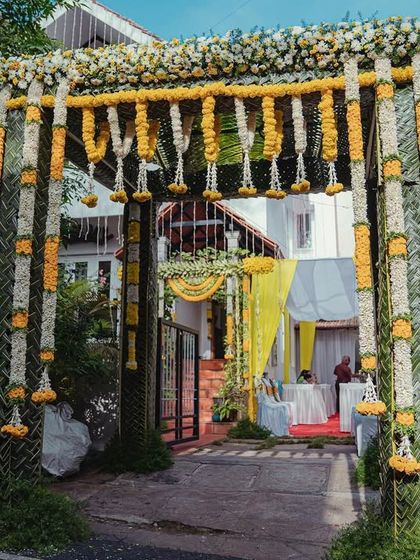Flinters Management - Custom Wedding Design & Decor Vibrant Haldi Carnivals photo 24