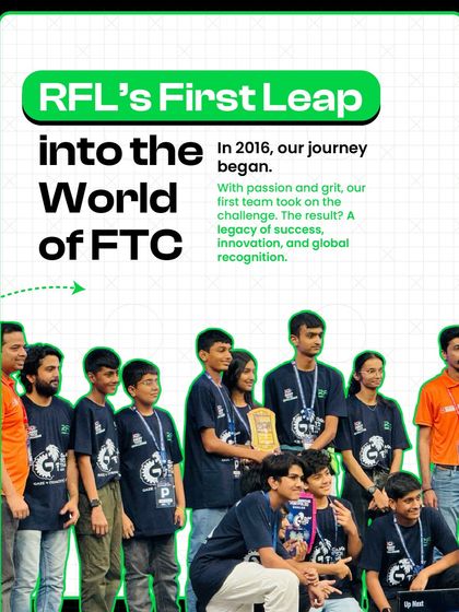 A look back at our history, "RFL's First Leap into the World of FTC" in 2016. It tells the story of how our journey began with passion and grit, leading to a legacy of success.
