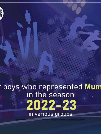 This graphic provides an overview of the talented players from our academy who represented Mumbai across various age groups during the 2022-23 season.