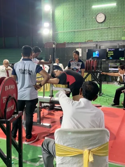 This is my athlete Khushi competing at the National Championship just days after a major ankle ligament tear. While doctors recommended a month of rest, we chose to adapt and overcome, a core principle of my coaching philosophy.