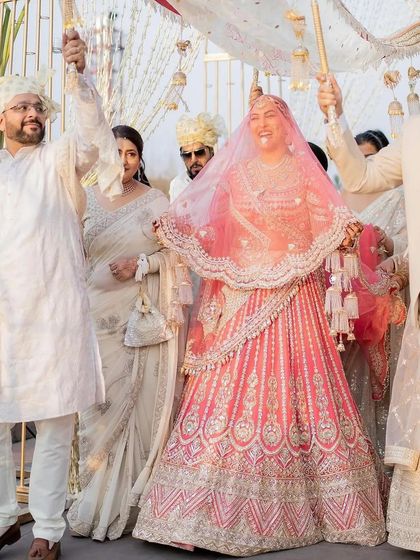 The bride's grand entrance, looking radiant as she walks down the aisle. It's a privilege to create the path that leads to forever.