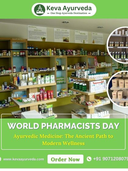 On World Pharmacists Day, we highlight our in-house Ayurvedic pharmacy. This image shows our well-stocked shelves, offering a wide range of authentic, time-tested remedies to support our patients' wellness journeys.