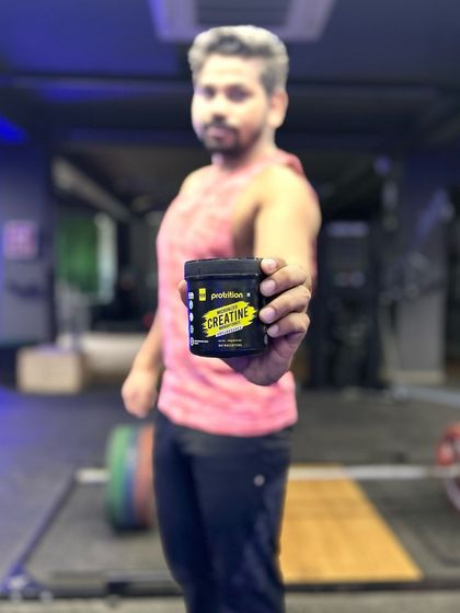 A scoop of Protrition's creatine before a workout can make a huge difference in your strength and power output.