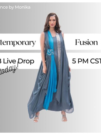 Announcing our contemporary fusion live drop. Get ready for a collection that perfectly blends modern and traditional styles.