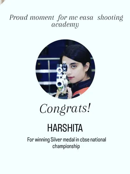 Congratulations to Harshita for winning a silver medal in the CBSE National Championship. A proud moment for the academy.