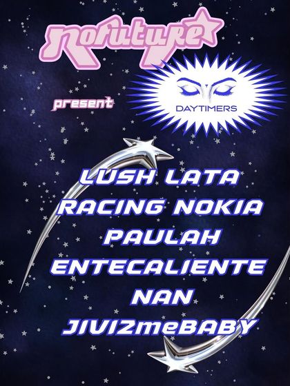 The poster for the No Future party in Berlin. I was so excited to play alongside this insanely talented lineup. Being invited to play at parties like this is a huge honor.