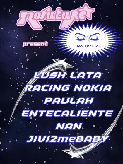 The poster for the No Future party in Berlin. I was so excited to play alongside this insanely talented lineup. Being invited to play at parties like this is a huge honor.
