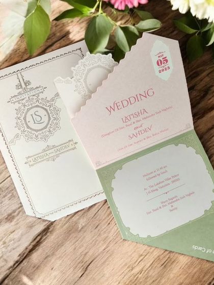 House Of Cards - Special Occasion Invitations Modern Elegance: Vellum, Pastels & Wax Seals photo 16