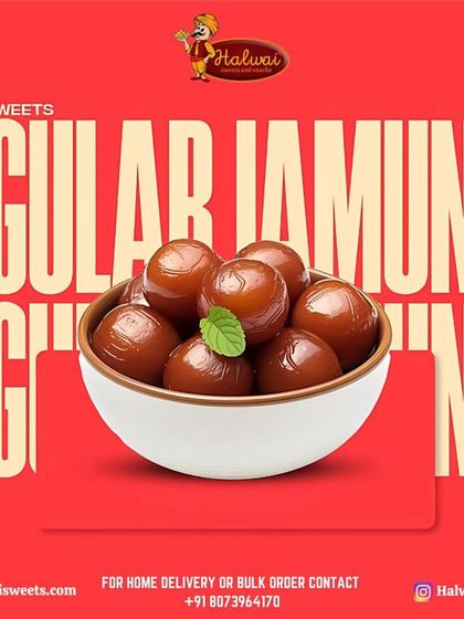 Warm, soft, and full of syrupy love. There’s nothing like a perfect Gulab Jamun to sweeten your day.