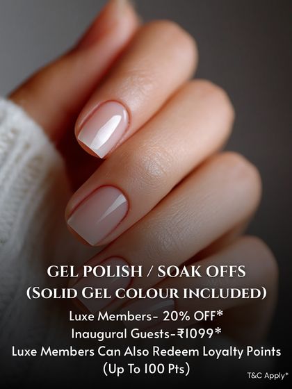 This image showcases a beautiful, natural-looking gel manicure. My gel polish service includes a solid gel color application for a durable, high-shine finish that lasts.