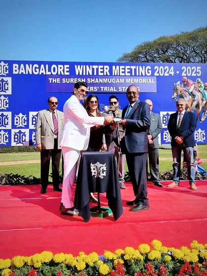 The Suresh Shanmugam Memorial Sprinter's Trial Stakes presentation.