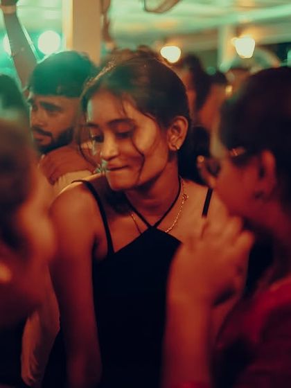 Another happy face from the crowd, lost in the music.