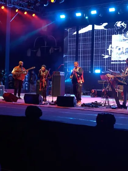 Performing on the massive stage at the Hornbill Music Festival was an incredible experience. This shows our capability to command large festival crowds and deliver a powerful performance on any scale.