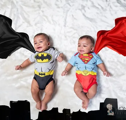 Double the trouble, double the fun. This superhero-themed shoot with twin babies was a joy to create. I love working with siblings to capture their unique connection, even from the earliest age.