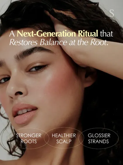This next-generation ritual is designed to restore balance where it matters most: at the root. The result is a healthier scalp, which leads to stronger roots and glossier, more resilient hair strands.