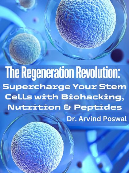 My passion for this science goes beyond the clinic, which is why I wrote "The Regeneration Revolution". This book explores how you can supercharge your own stem cells using biohacking, nutrition, and peptides. It is about empowering you with knowledge for natural, non-invasive rejuvenation.