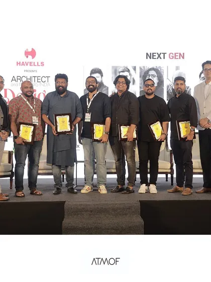On stage with other leading architects from the region. These events are vital for fostering a strong design community and pushing creative boundaries together.