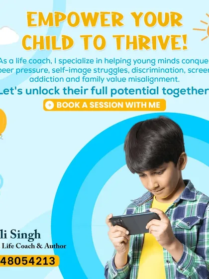 I specialize in helping young minds conquer peer pressure, self image struggles, screen addiction, and more. Let's work together to empower your child to thrive.