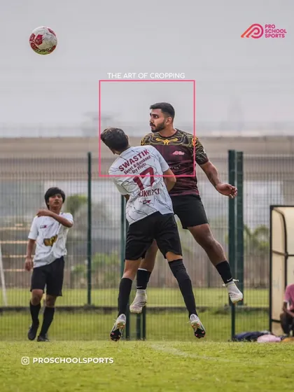 The art of cropping to capture the intensity of an aerial battle.