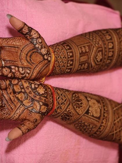 Umesh Kumar - Festival & Occasion Mehandi Intricate Rajasthani & Full Hand Designs photo 41