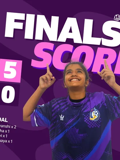 The final score of 5-0 that secured the championship for our U14 team.