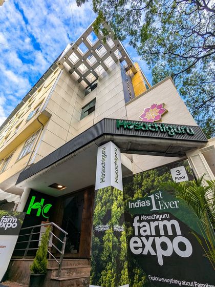 The entrance to our first-ever Farm Expo. It was a reminder that people still get excited about land, not just for returns, but for the idea of space and doing something real.