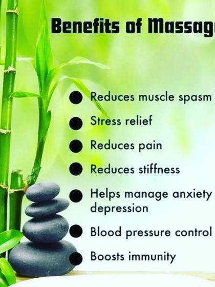 Understanding the benefits of massage is the first step toward better health. My therapies are designed to deliver these results, from reducing physical stiffness to helping control blood pressure.