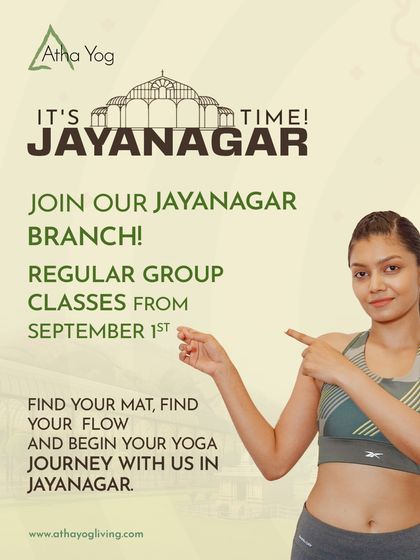 AthaYog Living - In-Studio Yoga & Wellness Sessions Our New Jayanagar Studio photo 3