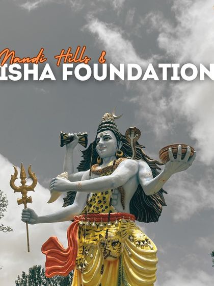 A graphic for our Nandi Hills & Isha Foundation trip.