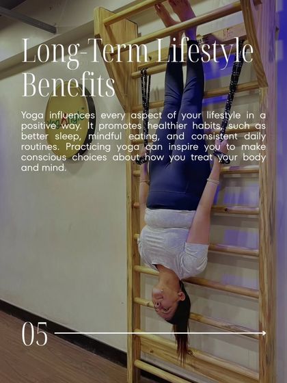 Practicing inversions like this one on the rope wall offers long term lifestyle benefits. It promotes better sleep, mindful habits, and inspires you to make more conscious choices about how you treat your body and mind.