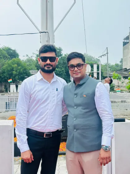 With my brother. The bonds we forge in this profession go beyond colleagueship; we are family.