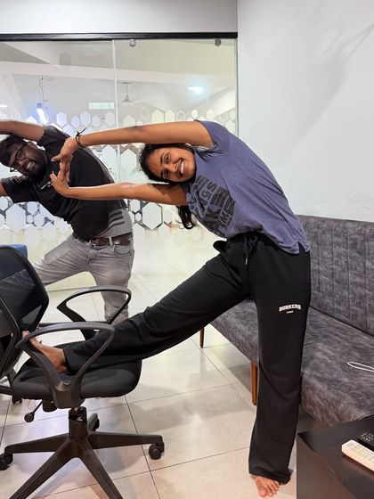 Hamsa Yoga - Corporate Yoga & Wellness Programs Desk-Side Rejuvenation: Chair Yoga photo 7