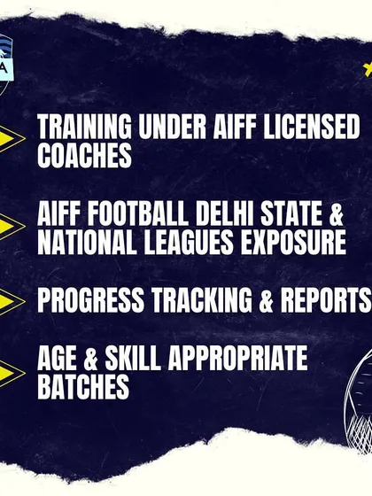 This is our blueprint for your success. We provide a clear pathway with training from AIFF licensed coaches, exposure to state and national leagues, detailed progress tracking, and batches structured by age and skill. We don't just train, we build football careers.