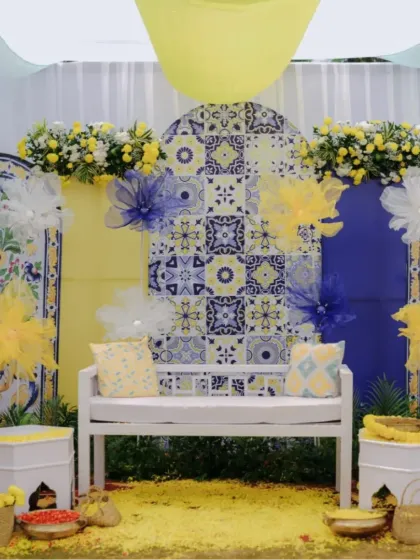 Flinters Management - Custom Wedding Design & Decor Vibrant Haldi Carnivals photo 38