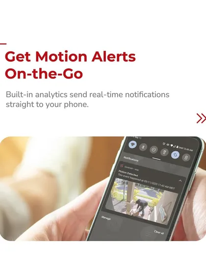 Receive real-time, intelligent motion alerts directly on your smartphone. Our systems are configured to notify you of meaningful events, allowing you to view live footage and take action from anywhere in the world, ensuring you are always connected to your property.