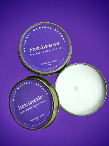 The 'Fresh Lavender' Mini Metal Charm. With its lavender, herby, and calming notes, it's a wonderful way to bring a sense of peace to any room.