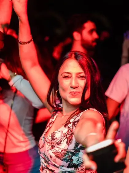Another snapshot of the amazing crowd at Social. The smiles and dance moves say it all.