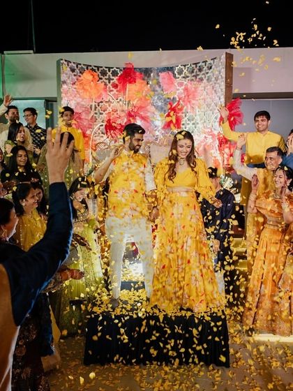 Boho-Chic Haldi: Terracotta Tales photo 13