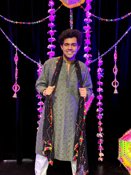 Eat, Sleep, Garba, Repeat. That's the mantra during my favorite festival! Just a happy moment captured during our Navratri celebrations.
