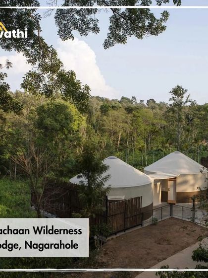 The Machaan Wilderness Lodge in Nagarhole offers a unique stay in spacious yurts. It’s a perfect base for exploring the national park while enjoying a serene and comfortable retreat.