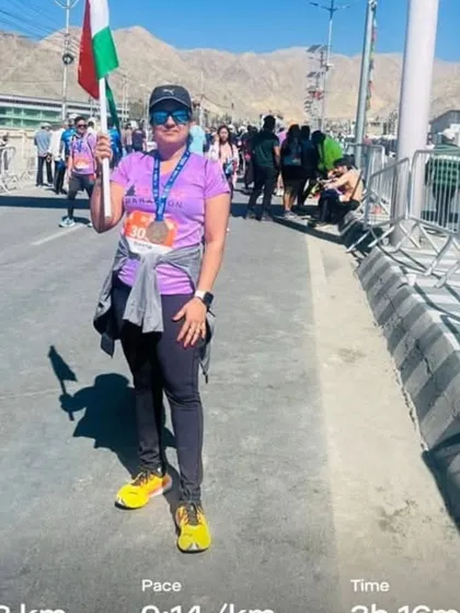 A birthday post for one of our most inspiring female members. We are proud of her achievements in running.