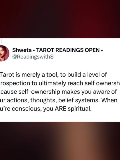 Tarot is merely a tool to build introspection and reach self-ownership. When you are conscious of your actions, thoughts, and belief systems, you ARE spiritual.