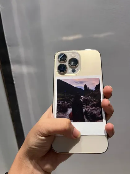 Another example of how a custom Polaroid print can personalize your phone. This one features a beautiful landscape shot, turning a simple case into a personal statement.