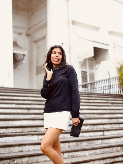 And here's me breaking character again. This playful, candid moment is a reminder that my process is all about blending professionalism with a fun, authentic approach. We work hard, but we also enjoy the process.