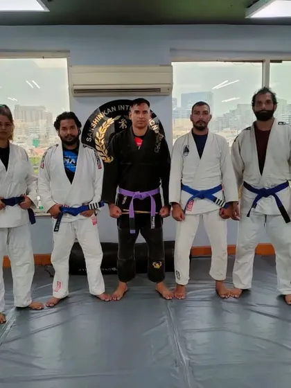 A throwback photo of our BJJ team. The journey to a black belt is long, and we cherish the memories made along the way.