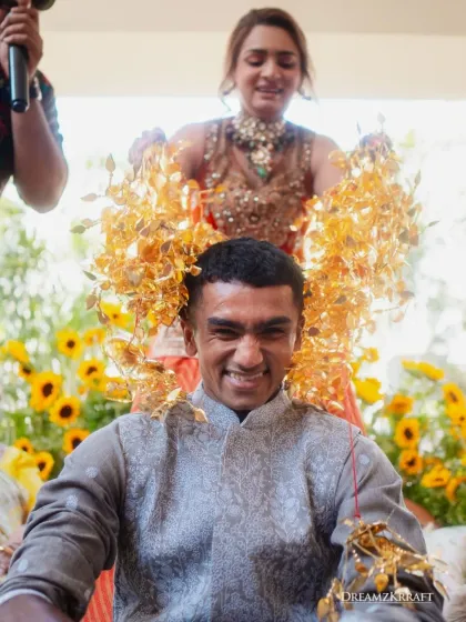 The traditional Kalire ceremony, a sweet and symbolic moment for the bride. I ensure these significant rituals are given a beautiful setting and are captured perfectly.
