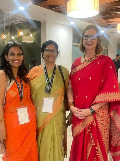It was an honor to connect with fellow attendees at the 'Women-Led Development' event. Meaningful conversations and shared visions for a better future.