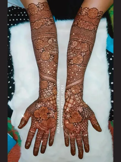 Azra Mehendi - Mehendi Artistry Full Bridal Mehendi photo 62