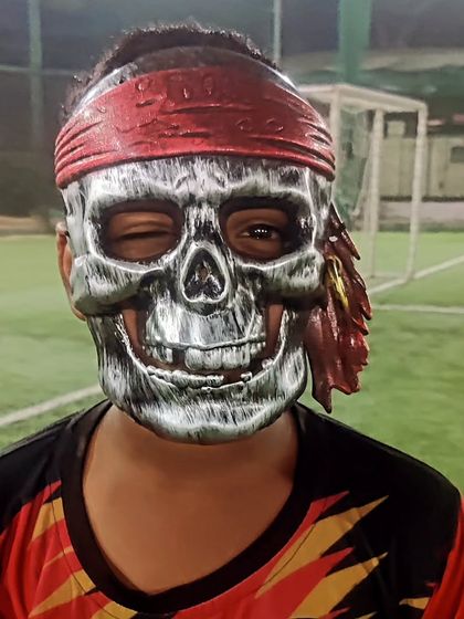 Kicking off Halloween with a spooktacular training session. Our future stars in their spooky gear.