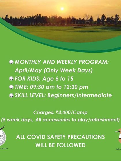 Our summer camps for beginners and intermediate players run on weekdays. We ensure all COVID safety precautions are followed for a safe learning environment.